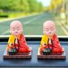 Handgefertigte Solar Nickende Buddha Spielzeuge Tathagata Buddha Schreibtisch Buddha Statue Zuhause Auto