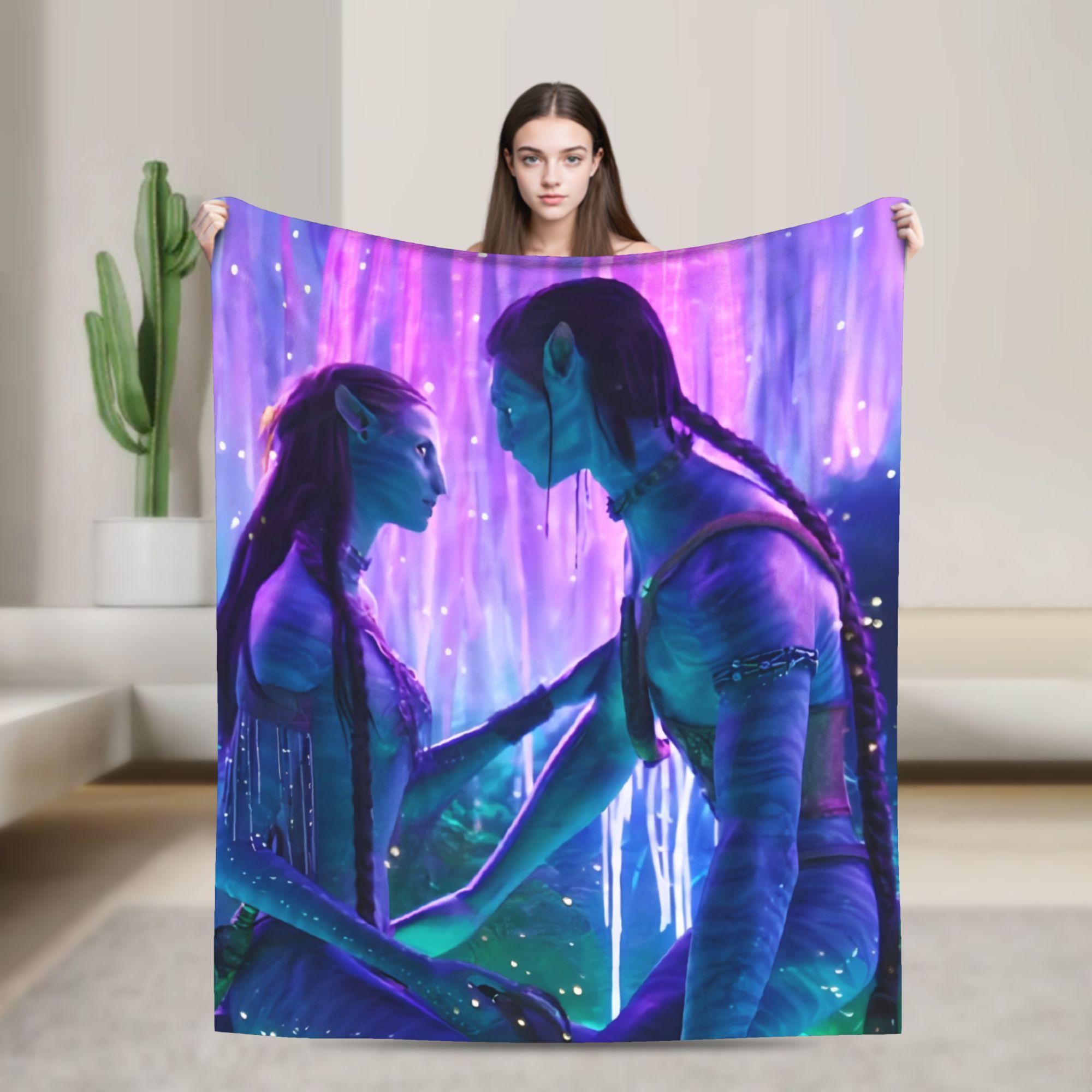 

Movie Avatar The Way of Water Blanket Travel Flannel Throw Blanket For Living Room Warm Soft Design Quality Bedspread Gift 75x90cm