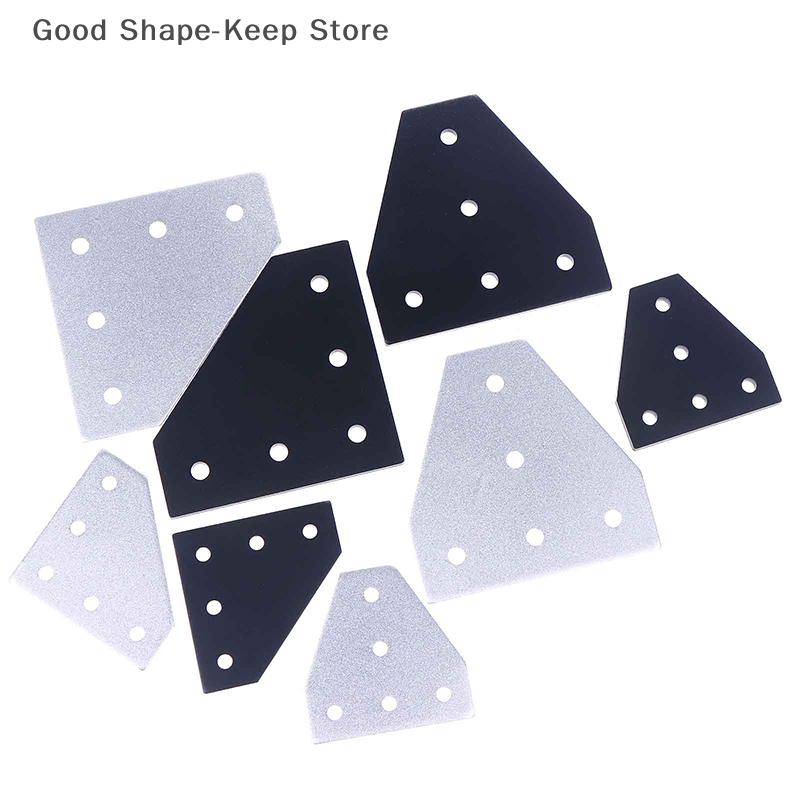 1Pc T/L Type 5 Hole Joint Board Plate Corner Angle Bracket Connection Joint Strip For T-shaped connecting plate Aluminum Profile