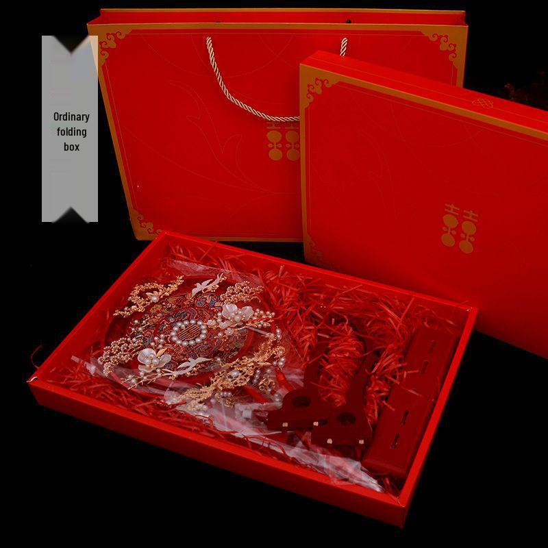 Ancient Style DIY Wedding Fan Gift Pack for Bestie - Perfect for Brides or Weddings