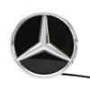 Car Sticker 2025 Hot For Mercedes Benz Chrome Silver And Glossy Black  Car Front Grilled Star Emblem Illuminated Logo For Merced