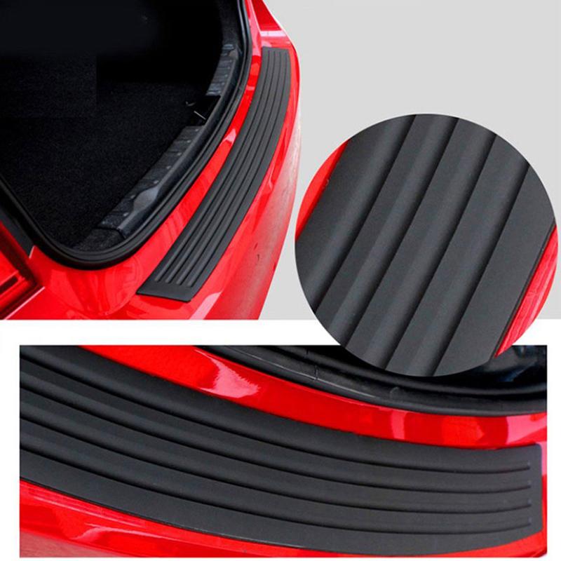 Universal Rear Bumper Guard Car Trunk Door Sill Plate Protector Pvc Rubber Protector Strip For Bumper Reinforcement Decoration