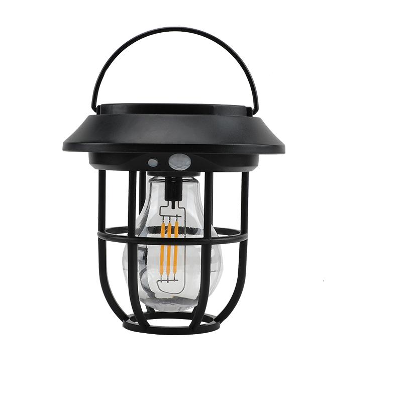 3 Modes Warm Solar Wall Lamp Outdoor Garden Courtyard Waterproof Decoration Street Light Human Body Induction Warm Light Lantern