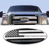 Emblemat samochodowy z flagą amerykańską dla Ford F150/F250: Przód, Tył i Grill
