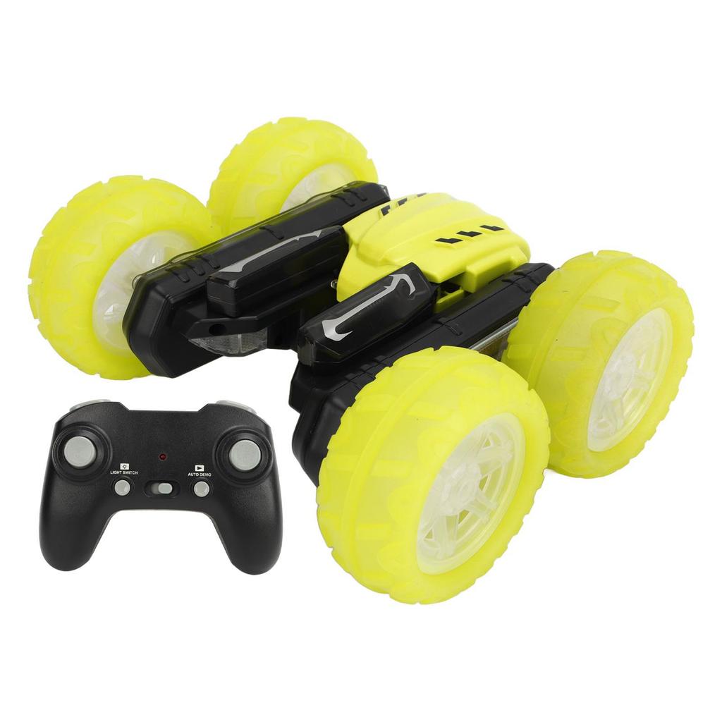 2.4G Double Sided RC Stunt Car 360 Degree Rotating Sound Light Rechargeable Remote Control Stunt Car