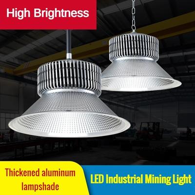 100W/150W/200W/250W/300W LED Finned Industrial Mining Light Factory Lighting Explosion-proof Pendant Lights High Brightness Sports Hall Lamp New