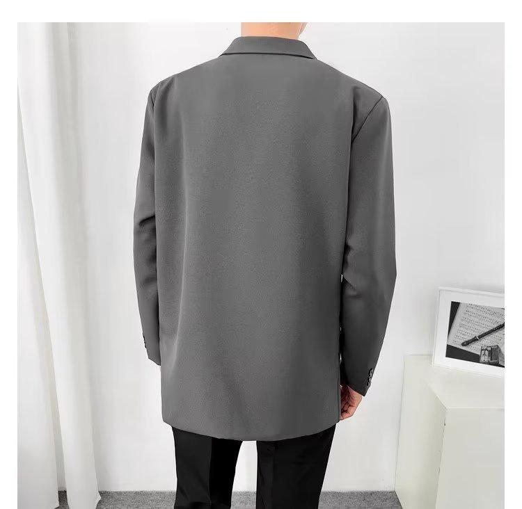 2024 Men's British Style Casual Blazer: Handsome, Lightly Mature, Spring/Autumn College Jacket