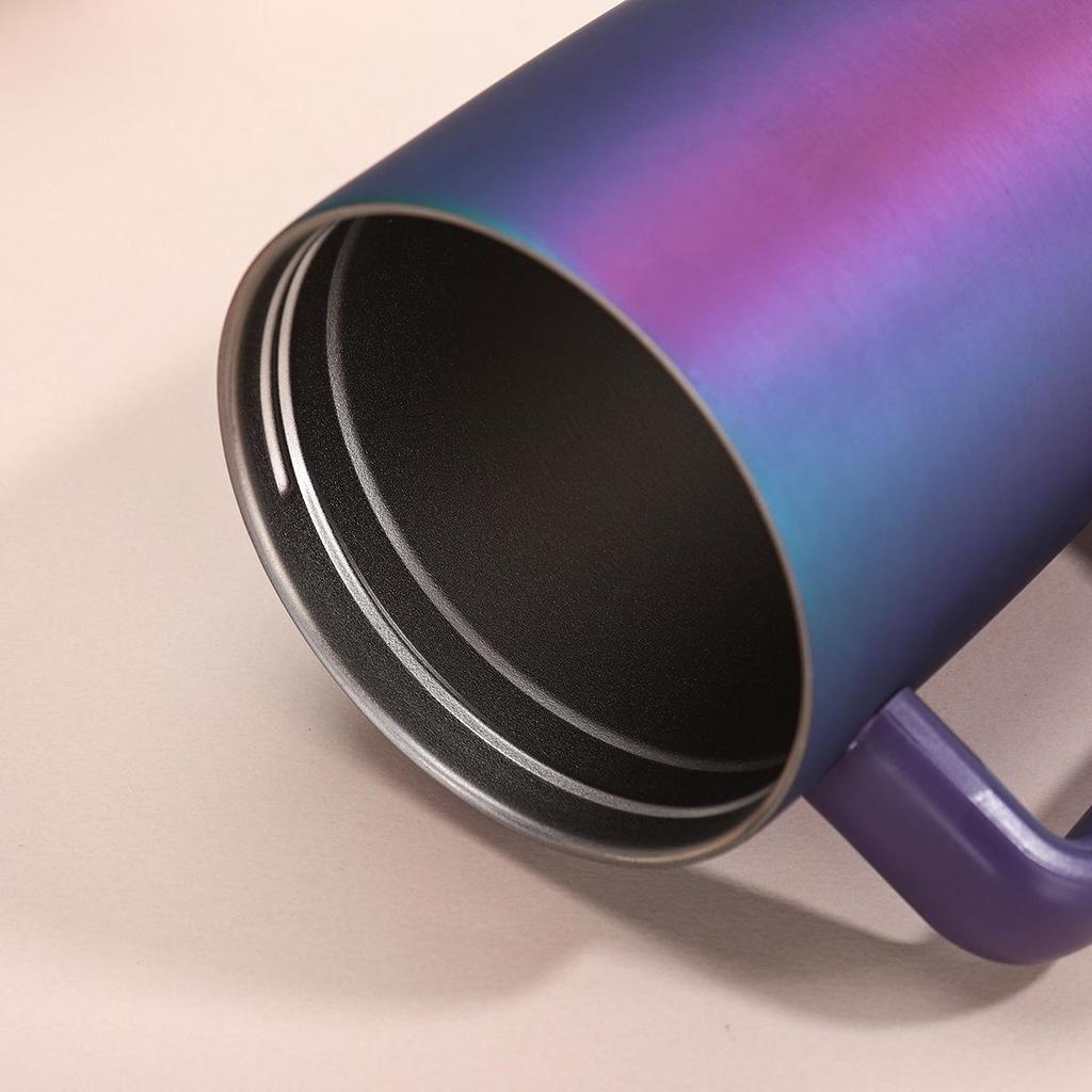 40oz Insulated Stainless Steel Car Cup with Straw & Handle