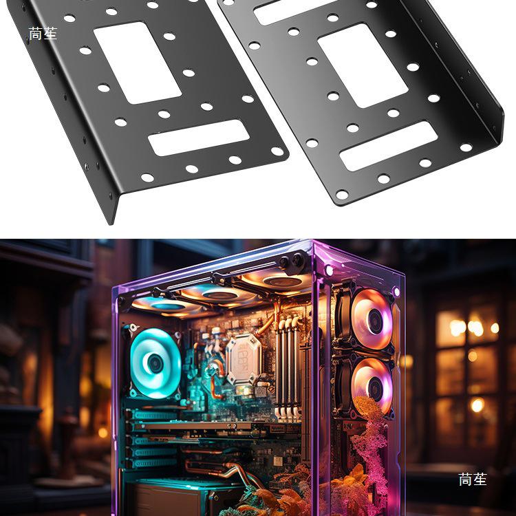 External Desktop Rack for 3.5-inch HDD & 2.5-inch SSD with Multiple Expansion Brackets