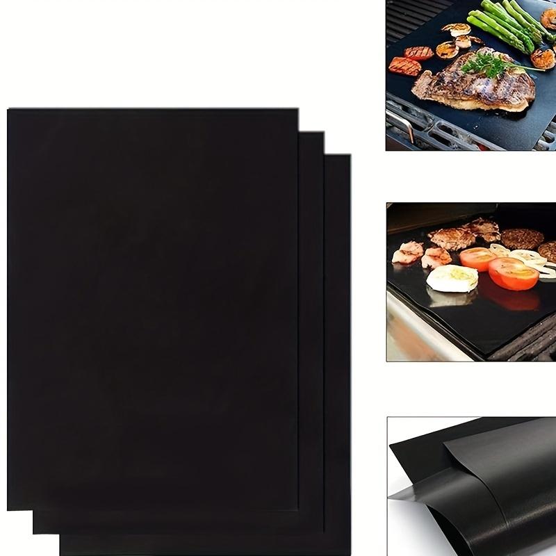 BBQ Grill Mat Non-stick Mat Heat Resistant Grill Mat Outdoor Baking Reusable Barbecue Party Mat 40x33cm Grill Accessories