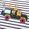 European & American Style Boys' Cartoon T-Shirt - Short Sleeve, Knitted Cotton, Summer Wear