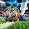 Portugal Football Printed Size 5 Soccer Ball Wear Resistant Standard Adult Training Football Fan Gift for Indoor Outdoor Match Sports