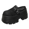 Fashion 10CM Women High Heels Chunky Sneakers New Summer Females Buckle Platform Slippers Wedge Sandals Slides Shoes Zandalias De Mujer