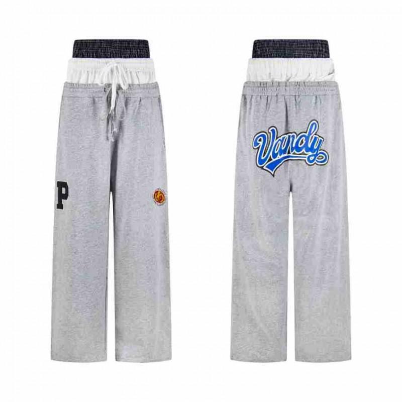 Protocol Index Mens Casual Pants Loose Fit Cotton Straight Leg Trousers Streetwear