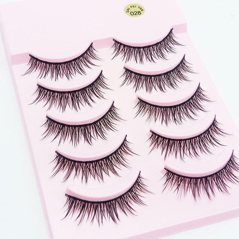 Lashie - Zarte Mehrfachpackung künstliche Wimpern