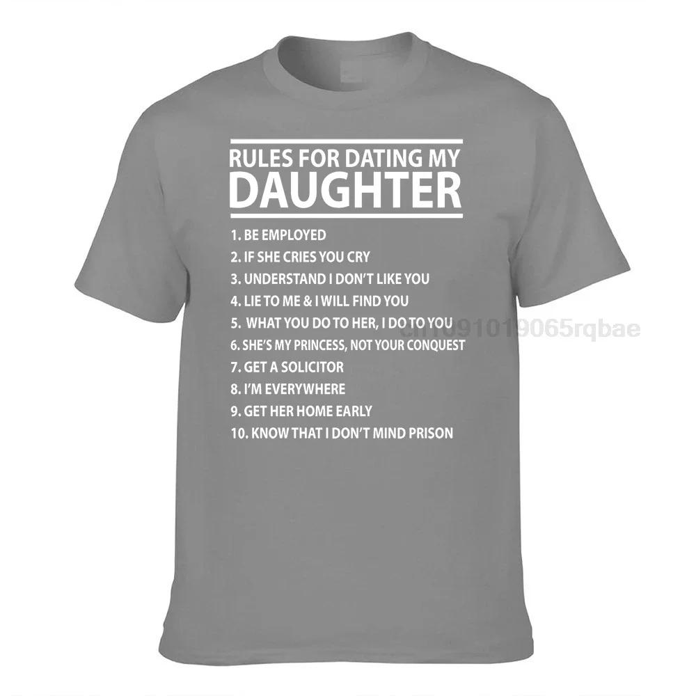 Daughter Tshirt Rules For Dating My Unisexs Funny Birthday Dad Fathers Day 100 Cotton Unisex T Shirt Unisexs Tee