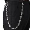 Metal Skull Jeans Chain Punk Body Chain Accessory Fashion Metal Waist Chain  Women Bag Pendant