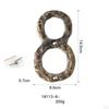 Home Number, Cast Iron Rustic DIY Crafts Mailbox Numbers Door Address Number for Various Digital