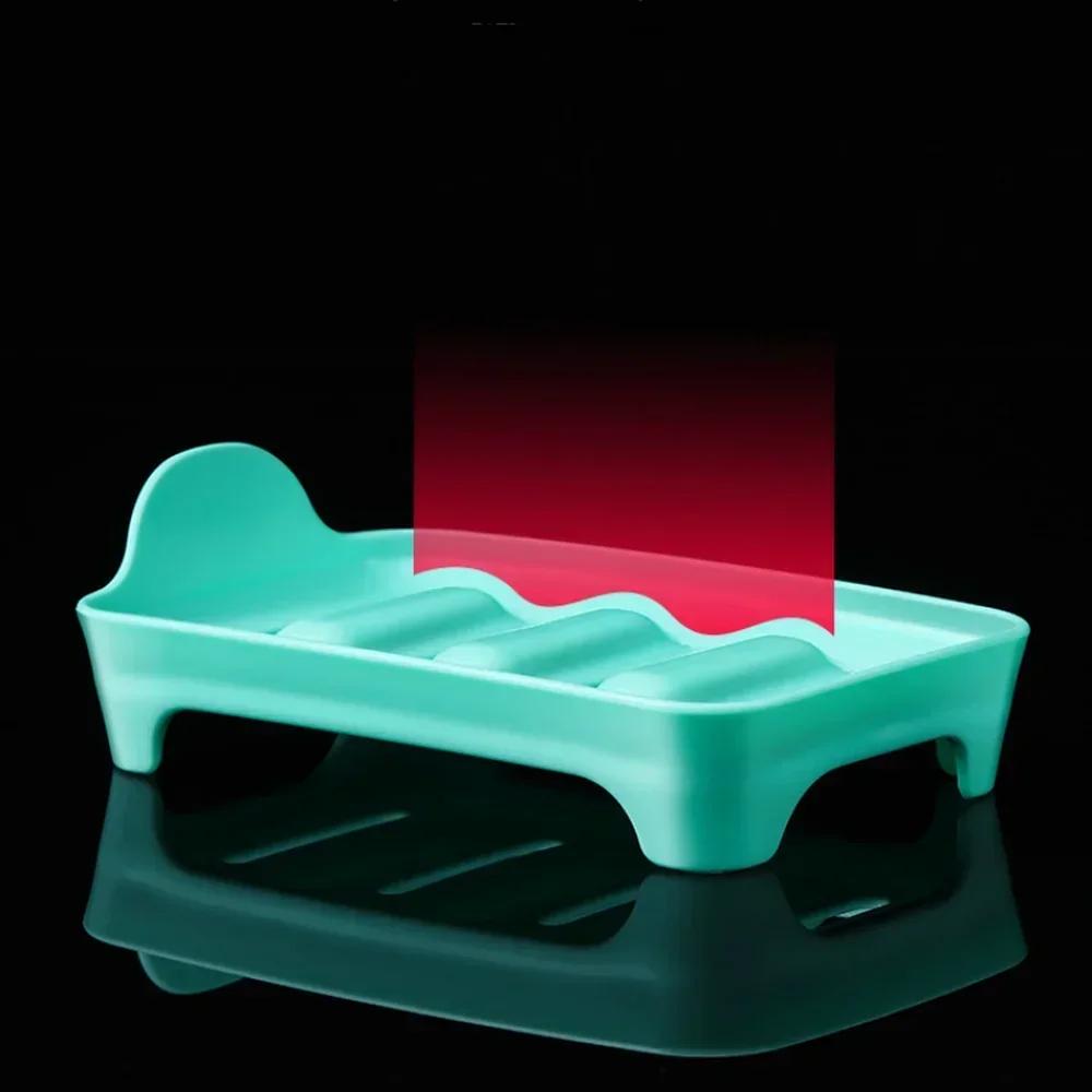 Simple Soap Container Japan Imported Travel Portable Plastic Box with Leachable Interlayer Soap Dish for Bathroom on Sale