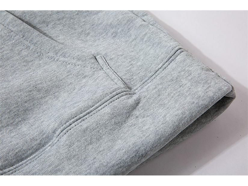 Unisex Fleece-Lined Thick Hooded Jacket - Solid Color, Trendy Autumn/Winter Style, Custom Logo Printing