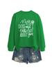 My Dogs and I Chat Hoodie: European & American Style, Round Neck, Long Sleeve, Loose Fit