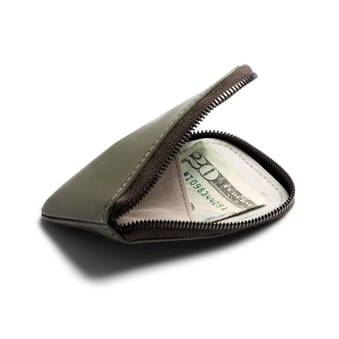 [Bellroy] Card Pocket Slim Leather Wallet - Willow One Size