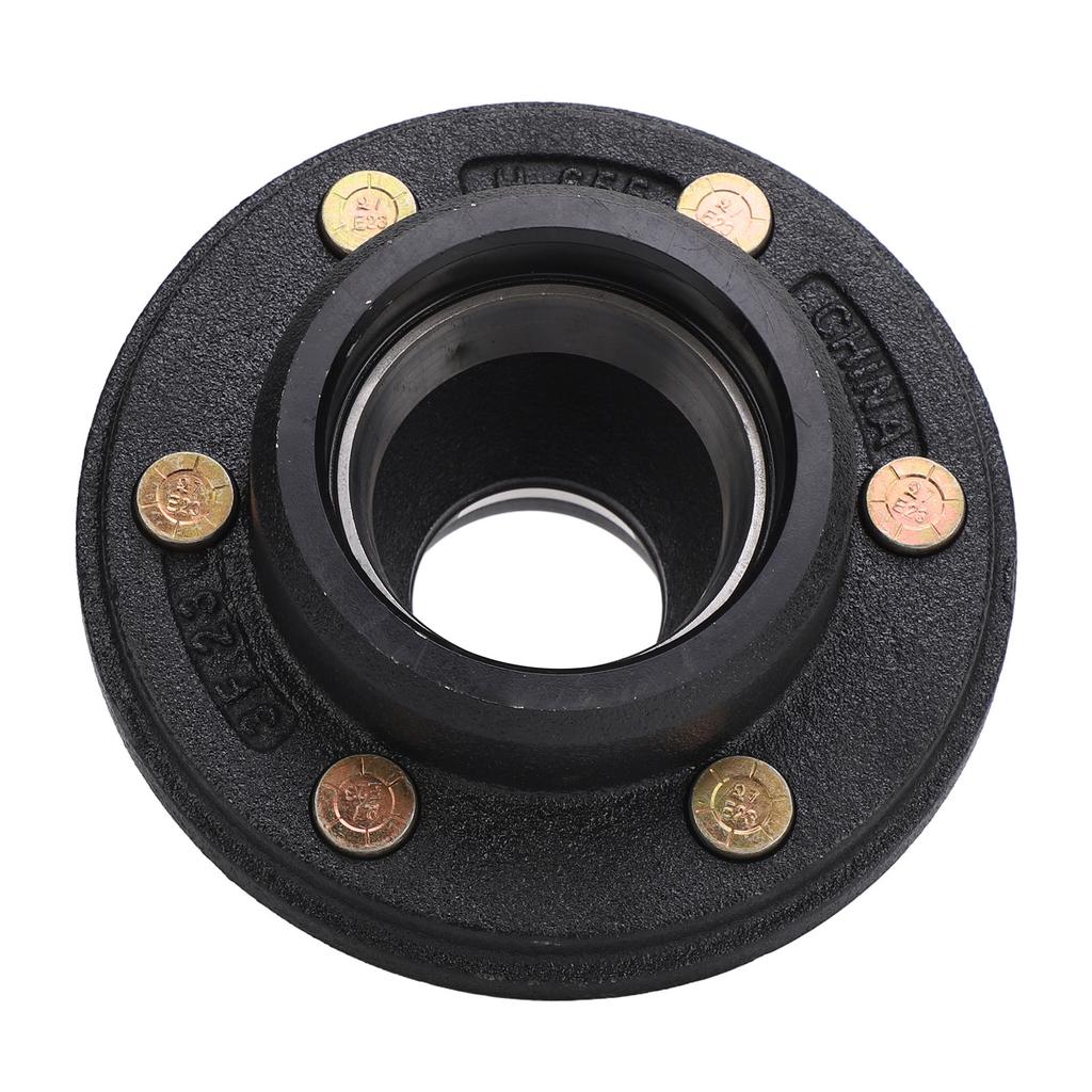 14PCS Trailer Wheel Hub Kit 6 Lug 6 On 5.5in High Load Capacity Metal Axle Bearing Kit for 5200 To 6000 Lbs Trailer Axle