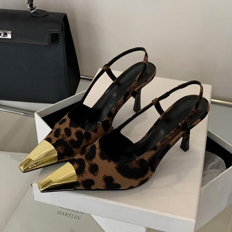 Fashion SUOJIALUN 2024 New Brand Women Sandal Fashion Mix Color Ladies Elegant Slingback Shoes Thin High Heel Outdoor Dress Pumps Shoes