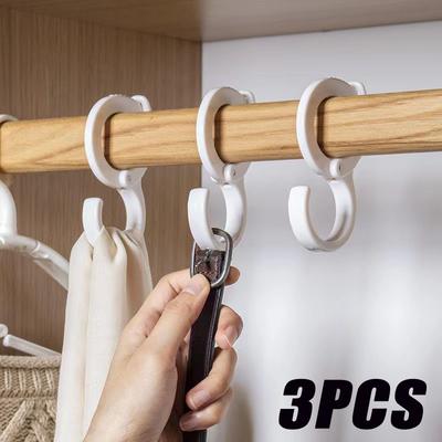 Gancio per appendere gli abiti Gancio a forma di S Gancio antivento Gancio per chiavi per asciugamano in plastica per dormitorio