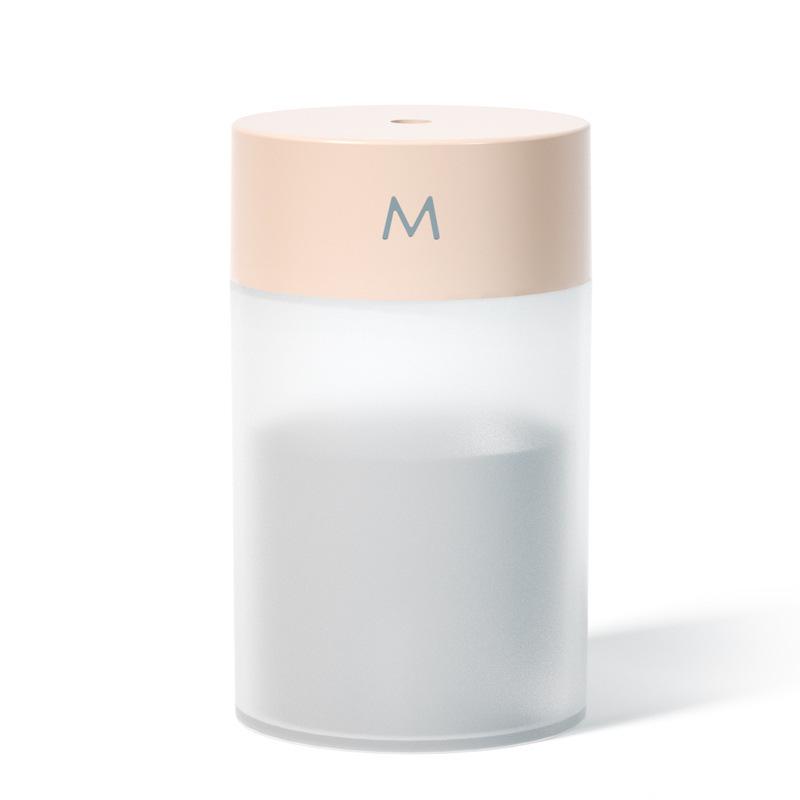 Umidificator USB cu Lumină de Noapte Colorată și Mini Purificator de Aer - Silențios, Compact pentru Utilizare în Dormitor