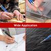 Red Black Blue 2.8mm All Metal Woodworking Automatic Pencil Set with Pen Cover 2B Lead Deep Hole Marking Engineering Drawing Pen