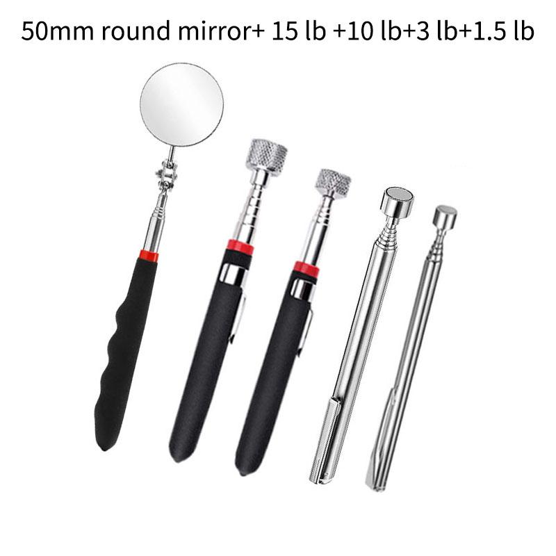 Retractable Magnetic Pickup Tool Telescoping Magnet Stick With Strong Suction Magnet Capacity For Picking Up Nut Bolt