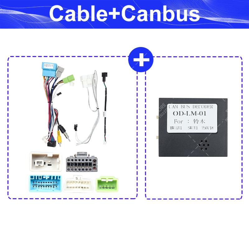 For Suzuki Vitara Grand XL-7 2001-2006 9inch 2 Din Car Radio Fascias Frame Stereo Panel Harness Wiring Power Cord Adapter Canbus
