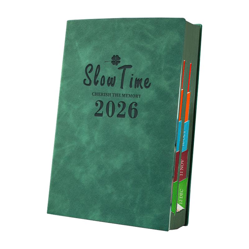 2026 A5 Daily Planner: Student & Office Diary, Customizable Souvenir Notebook
