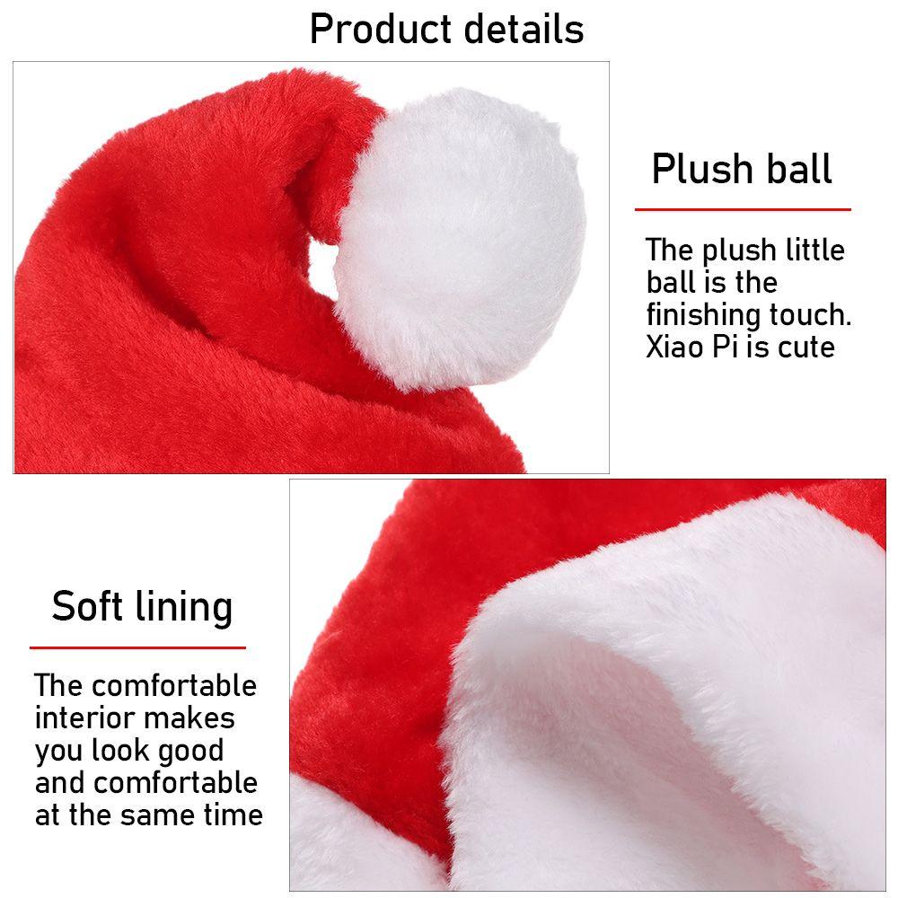 Comfortable Festival Party Supplies Happy New Year Xmas Caps Merry Christmas Santa Hats