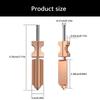 Bronze 3D Printing Nozzle Set Upgraded AD5X Type For Fast Removal And Enhances Heat Resistance In Professional Use