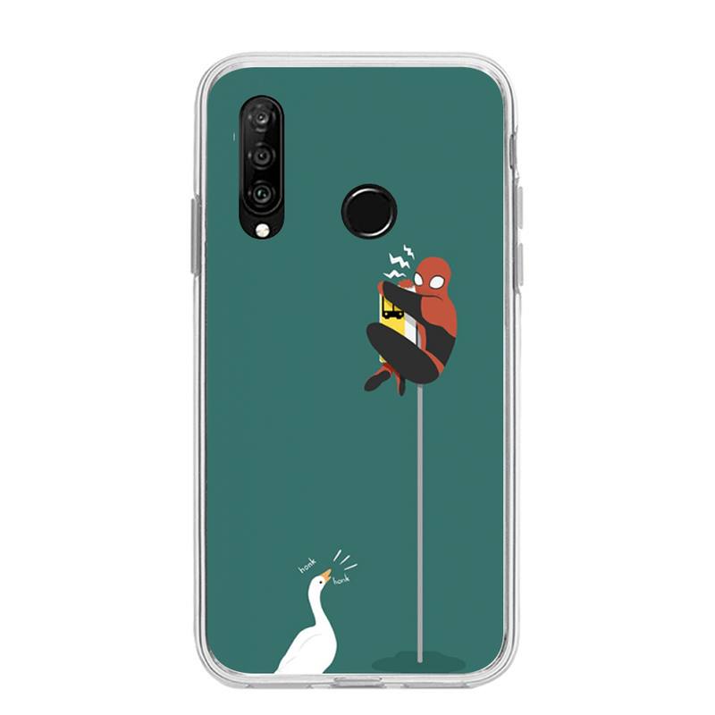 Husa pentru telefon Untitled Goose Game pentru Huawei P20 P40 Lite P30 Pro P Smart 2019 Nova 3e 6 Se Husa moale transparenta din silicon