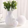 1pc Plastic Vases White Imitation Ceramic Flower Wedding Home Table Diy Gifts Box Bonsai Party Courtyard Decor Photography Props