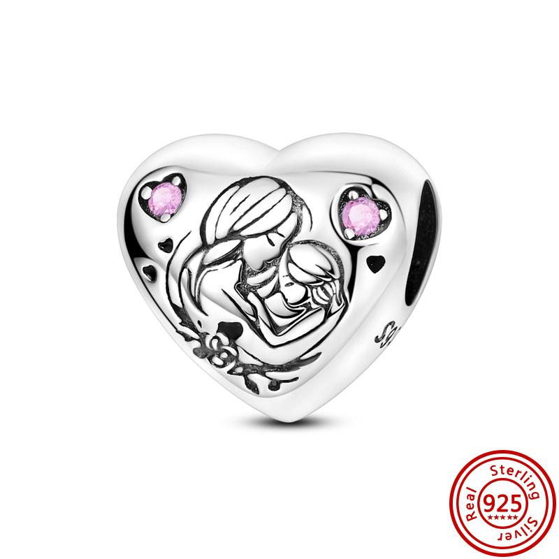 The Latest 925 Sterling copper Butterfly Flower Series Original Charm Fashion Bead Pendant Is Suitable For Girls To Make Gifts