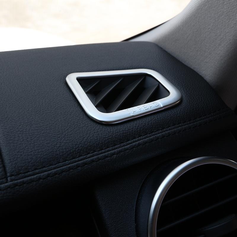Chrome Interior Accessory Dashboard Air Outlet Sticker For Land Rover Discovery 4 LR4 2009-2016,Car Styling