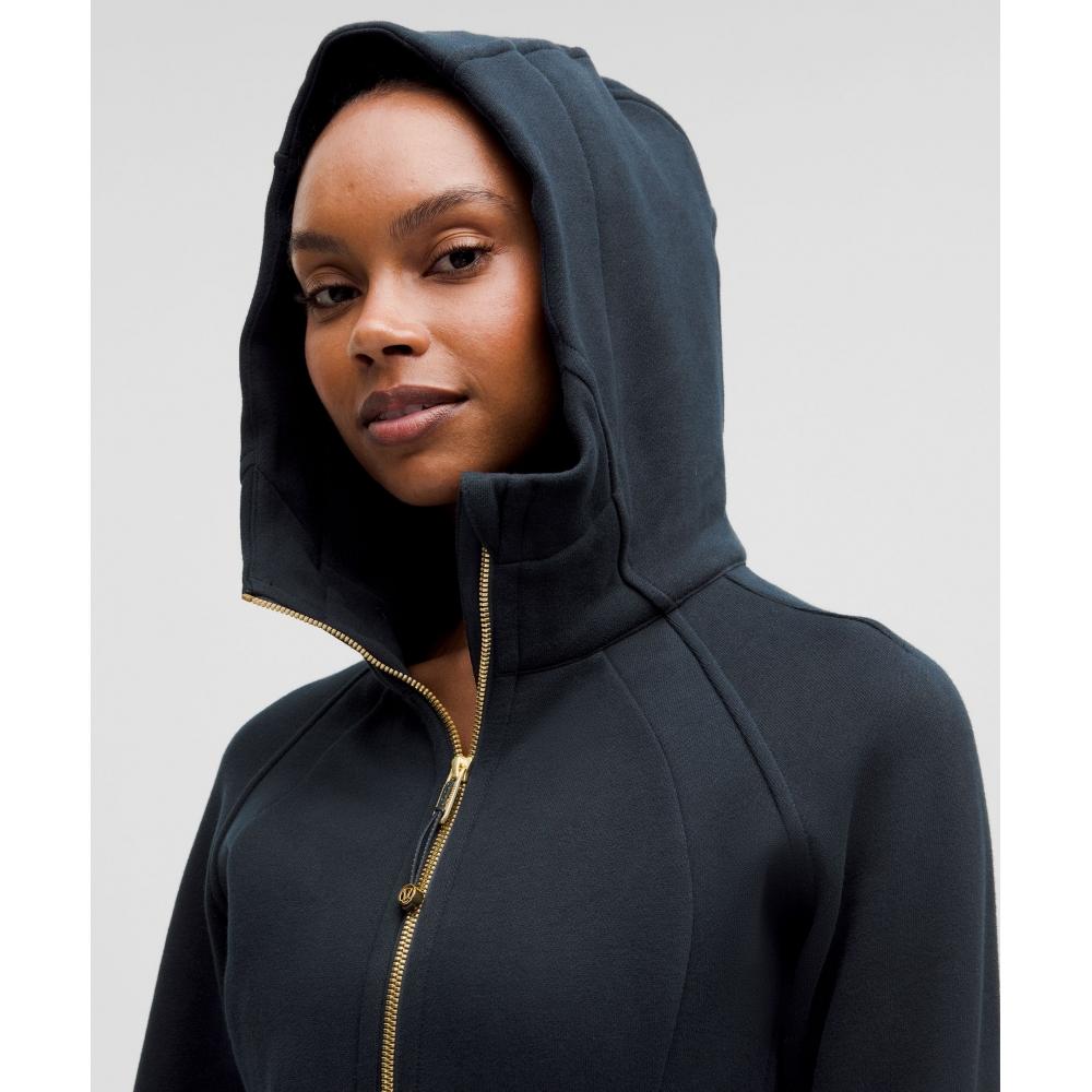 Lululemon Scuba Full Zip Hoodie True Navy Gold