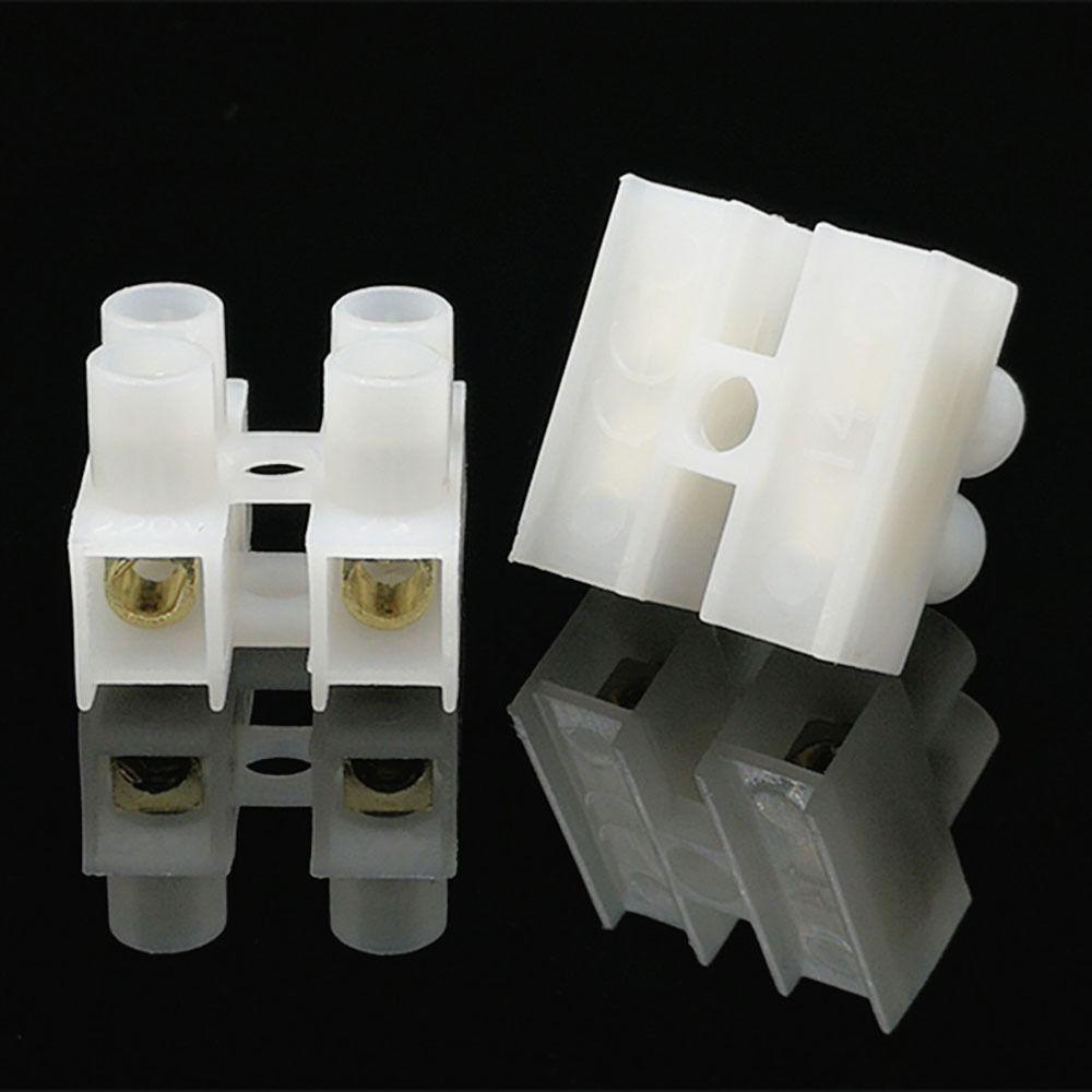 20Pcs Plastic LED Lighting Terminal Block 2P/3P Screw Cable Connector Lighting Decoration