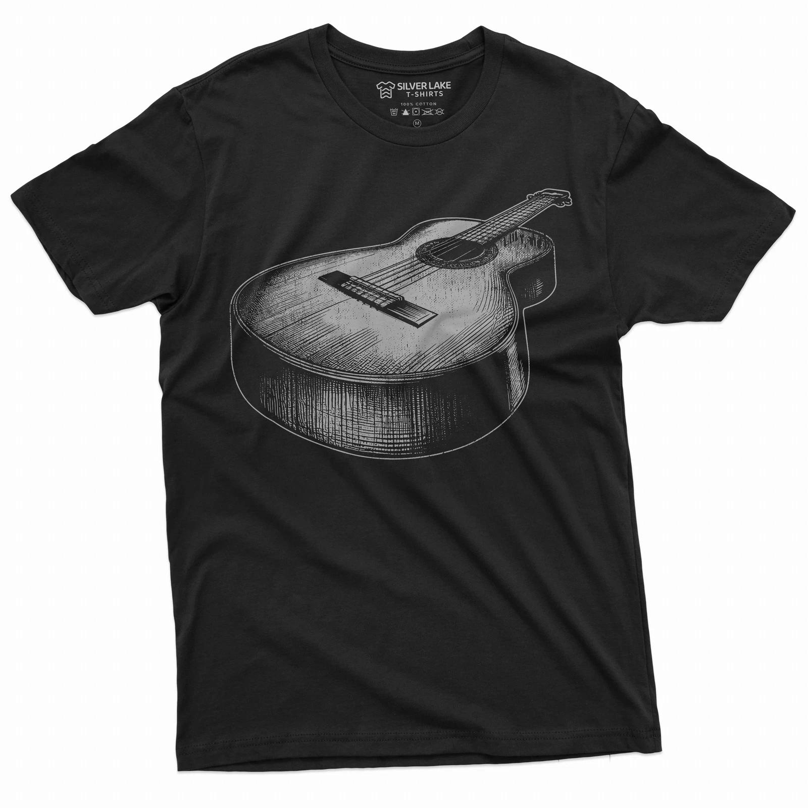 Guitar 3D T-shirt Guitarist gift musician music country shirt guitar player tee S