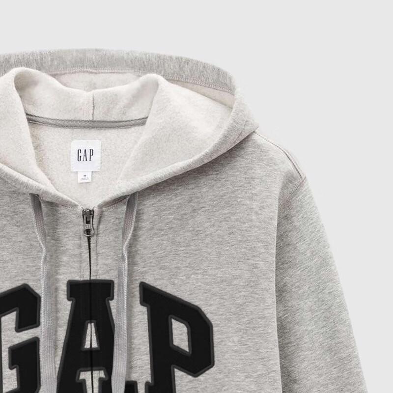 Gap Unisex Logo Fleece Zip Hoodie