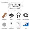 PuRuiKai Aspirateur robot ultra fin robot de nettoyage de vitres fenêtre électrique verre limpiacristales télécommande pour la maison