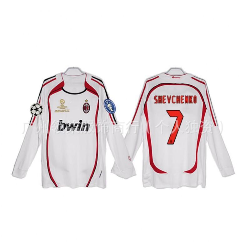 AC Milan Retro Jersey 0607 Season Kaka Maldini Ronaldinho Pirlo Collectibles Football