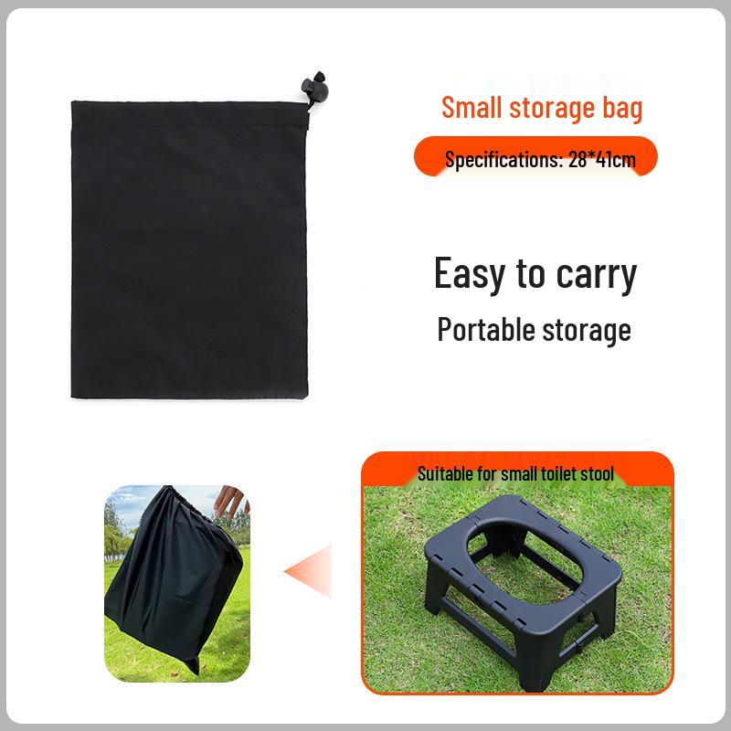 Sammenleggbart telt og utendørs toalettilbehørssett med koagulant