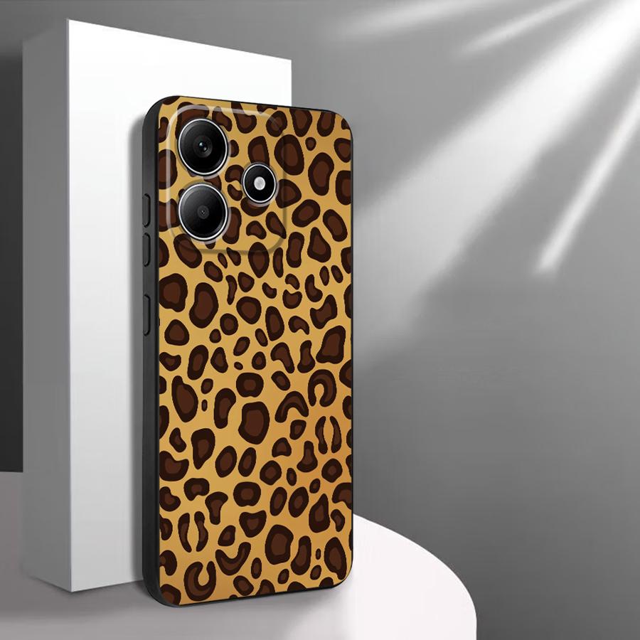 Retro Leopard Print Phone Cover Case for Xiaomi Redmi Note 14 13 Pro Plus 10 11S 14C A3 A1 A2 K80 K40 12 11 Pro A5 A4 12C 13C