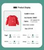 26-Year Autumn/Winter Strawberry Ice Cream Embroidered Lace Baby Sweatshirt, Long Sleeve, Round Neck