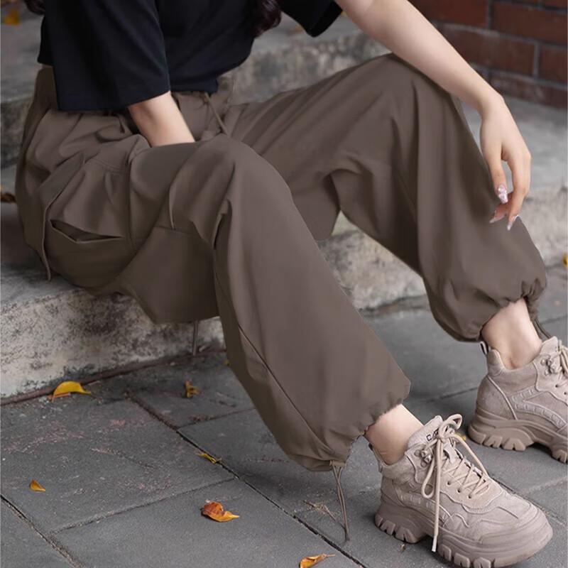 CAMEL Women's Multi-Pocket Workwear Jogger Pants